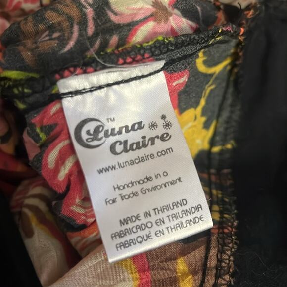 Luna Claire Wide Leg Capri Pants Festival Women’s Medium - Picture 6 of 7